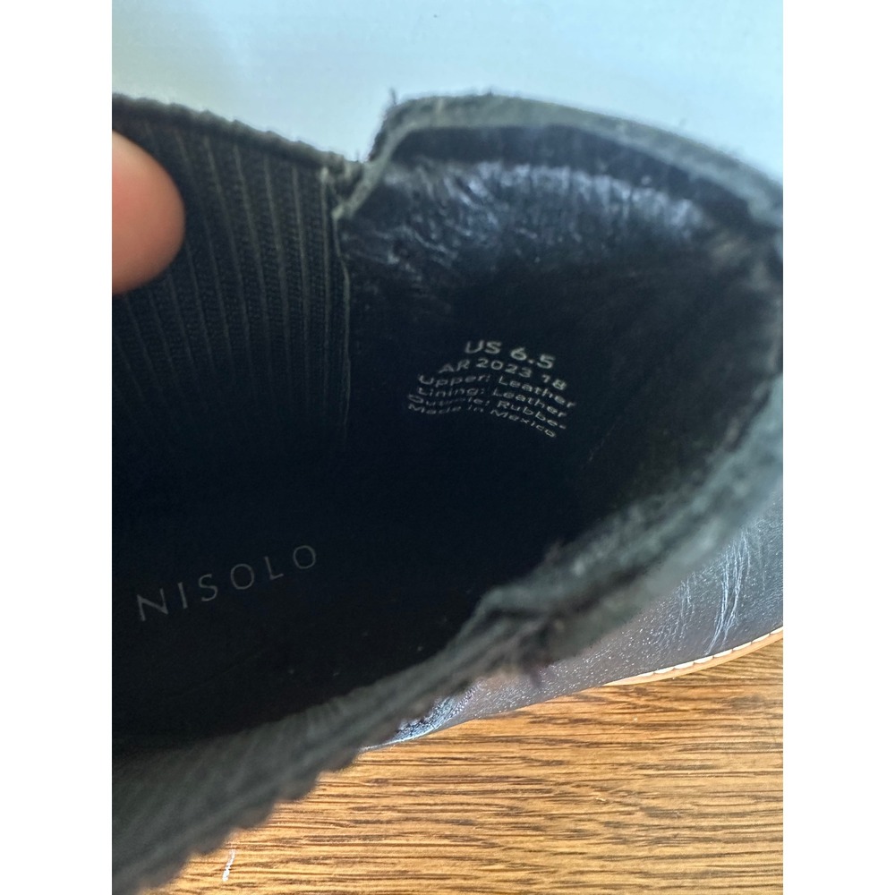 Nisolo Carmen 2.0 Chelsea Boot Womens 6.5 Black Leather Ankle Boots New w/o box - Picture 8 of 9